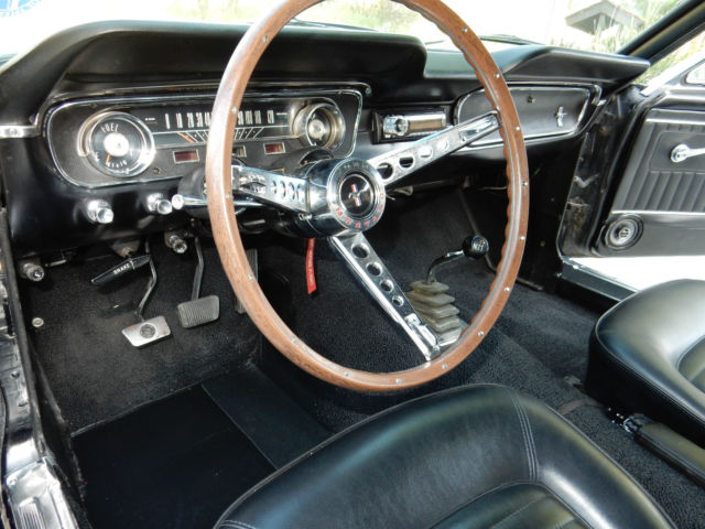 1965 Black Ford Mustang Coupe