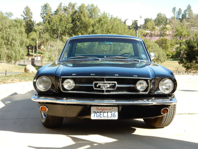 1965 Black Ford Mustang Coupe