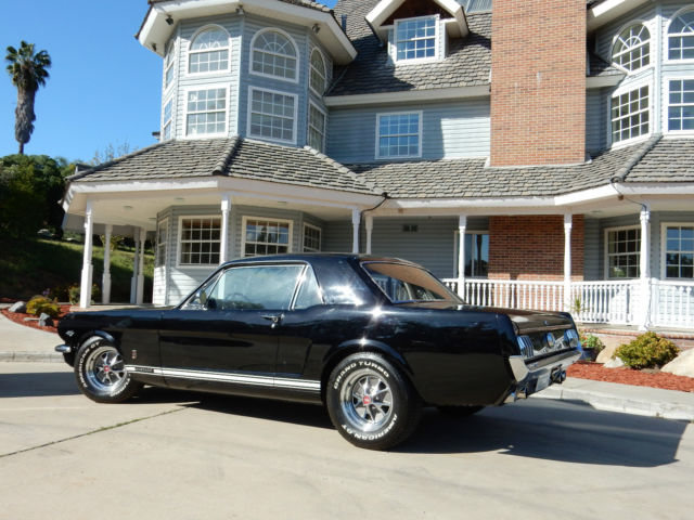 1965 Black Ford Mustang Coupe