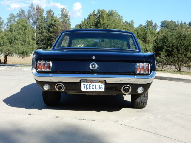 1965 Black Ford Mustang Coupe