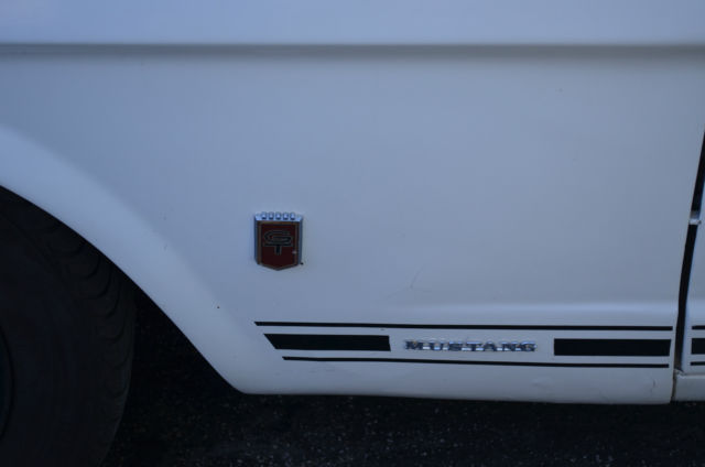 1965 White Ford Mustang Coupe