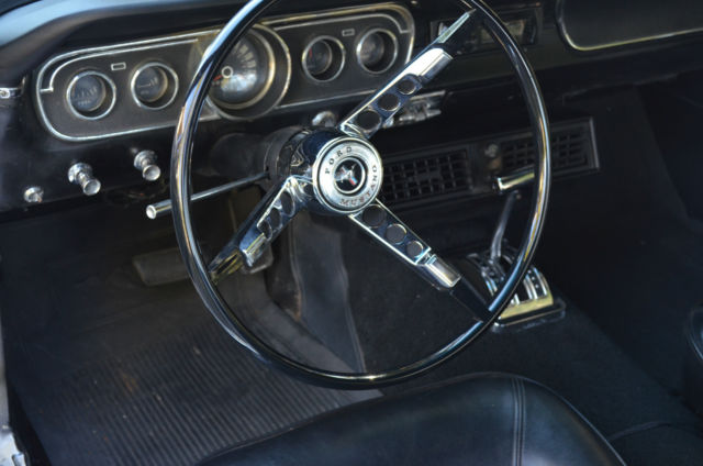 1965 White Ford Mustang Coupe