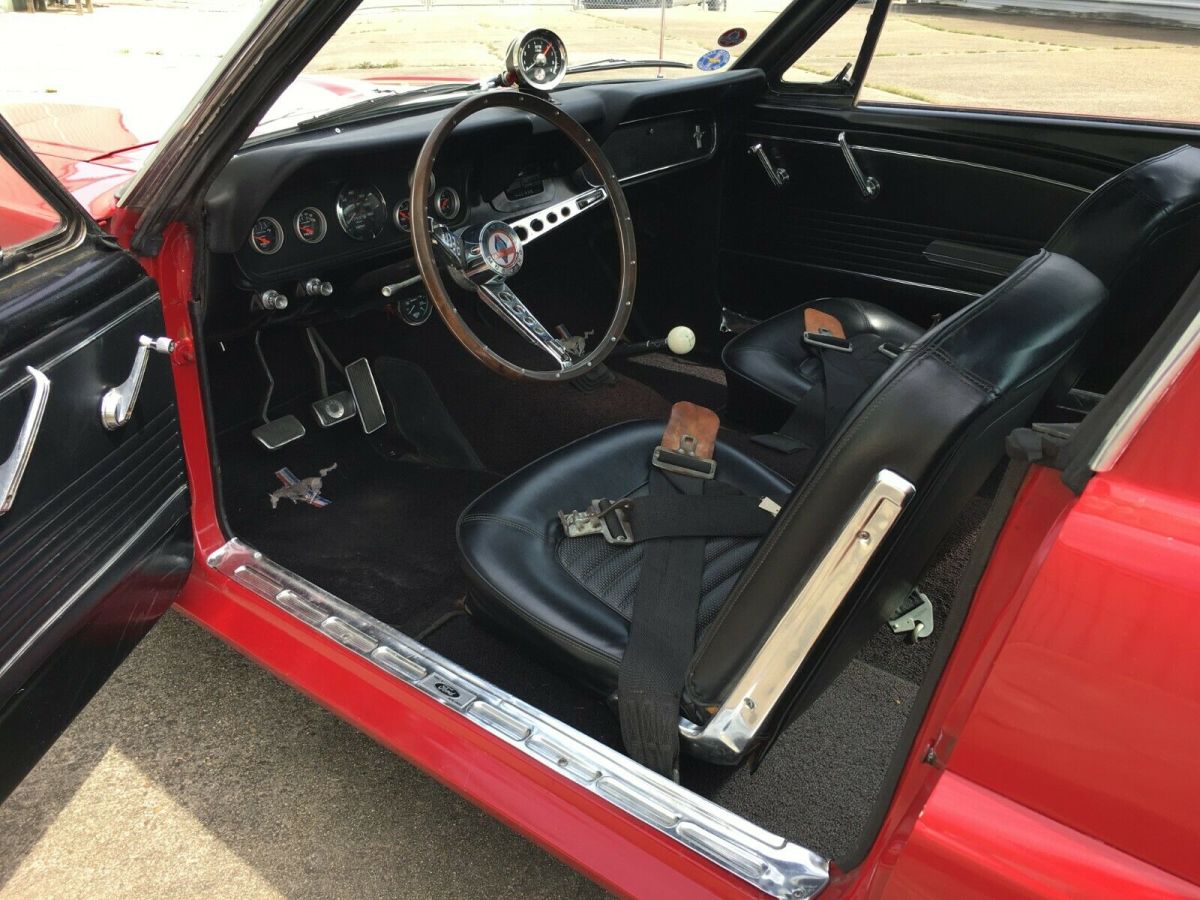 1965 Red Ford Mustang Fastback