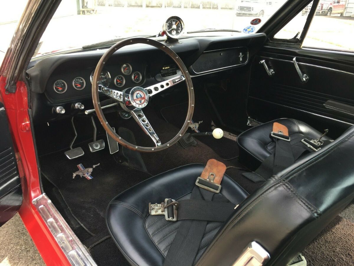 1965 Red Ford Mustang Fastback