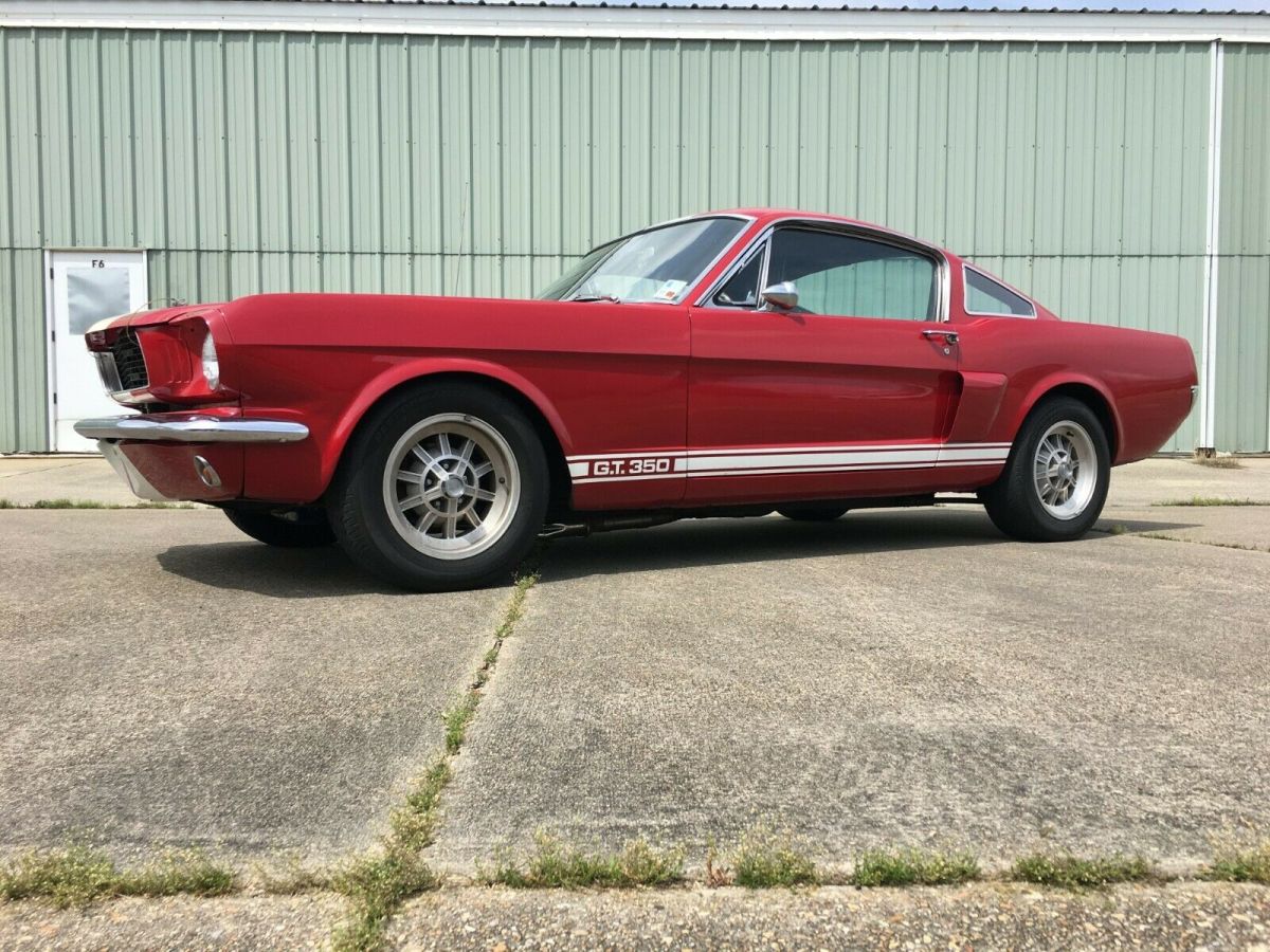 1965 Red Ford Mustang Fastback