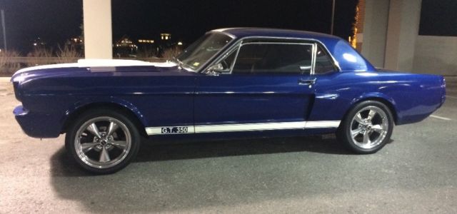 1965 Blue Ford Mustang Coupe