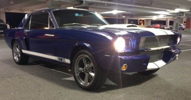1965 Blue Ford Mustang Coupe