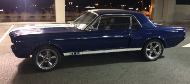 1965 Blue Ford Mustang Coupe