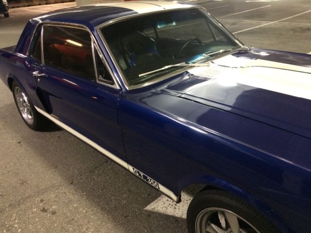 1965 Blue Ford Mustang Coupe