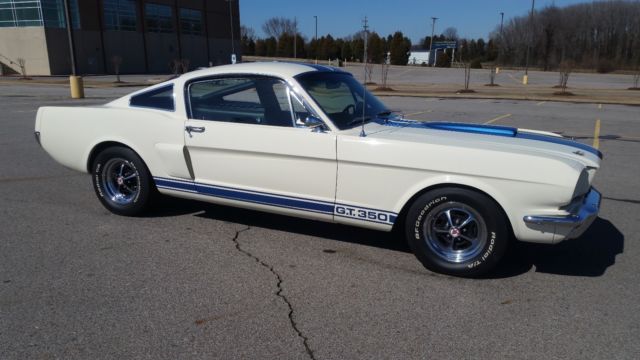 1965 White Ford Mustang Fastback