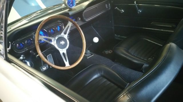 1965 White Ford Mustang Fastback