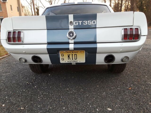 1965 White Ford Mustang Coupe