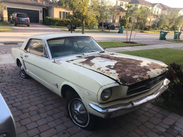 1965 Yellow Ford Mustang Coupe