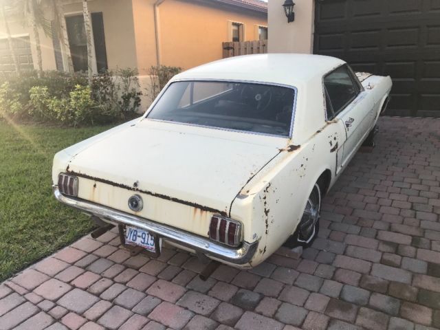 1965 Yellow Ford Mustang Coupe