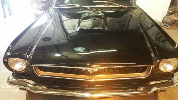 1965 Black Ford Mustang