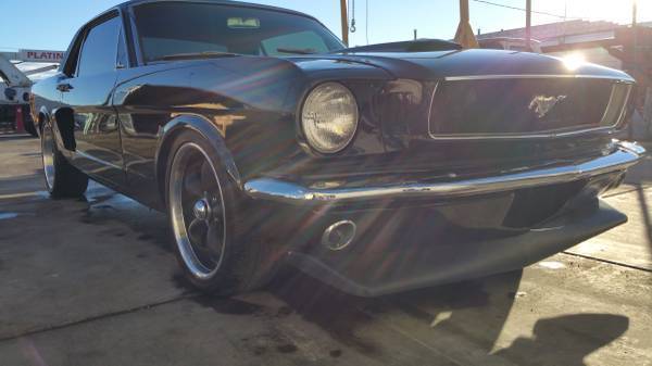 1965 Black Ford Mustang