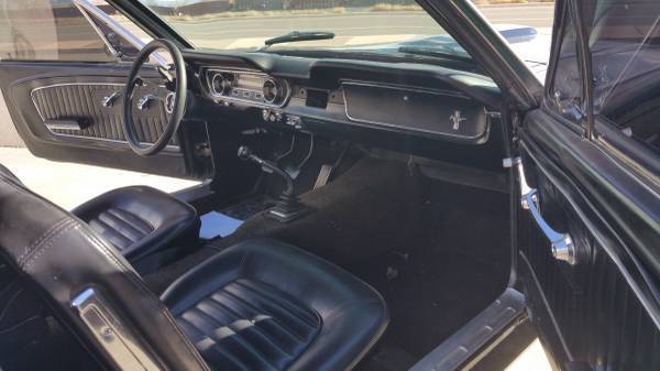 1965 Black Ford Mustang