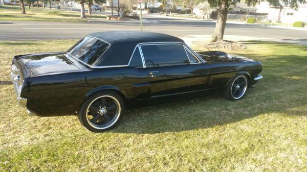 1965 Black Ford Mustang