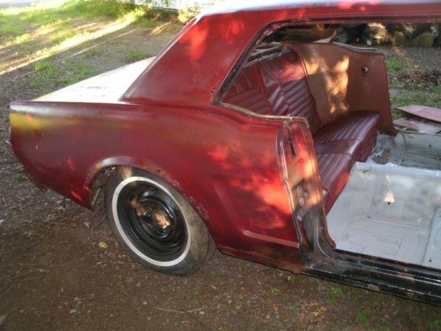 1965 Red Ford Mustang