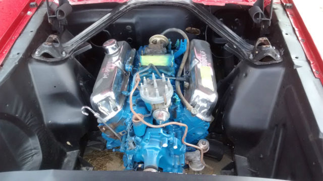 1965 Red Ford Mustang Coupe