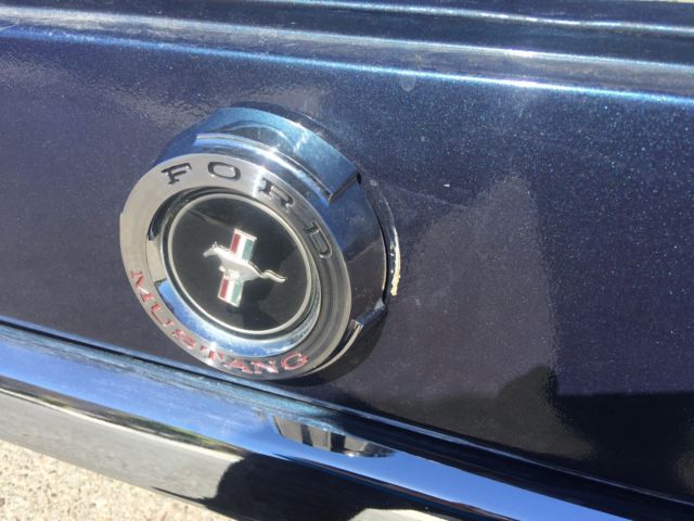 1965 Blue Ford Mustang