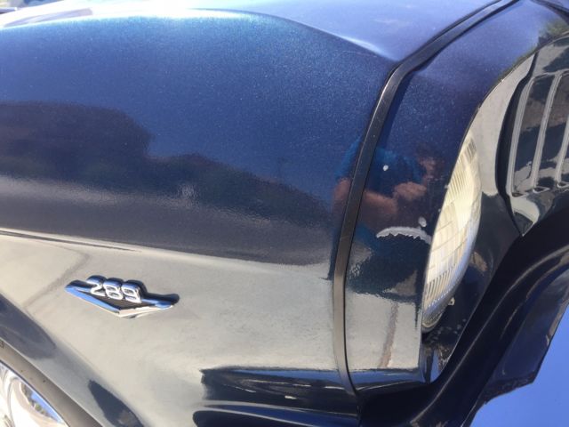 1965 Blue Ford Mustang