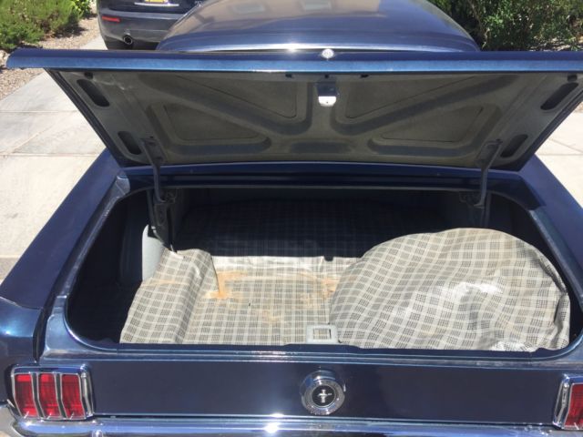 1965 Blue Ford Mustang