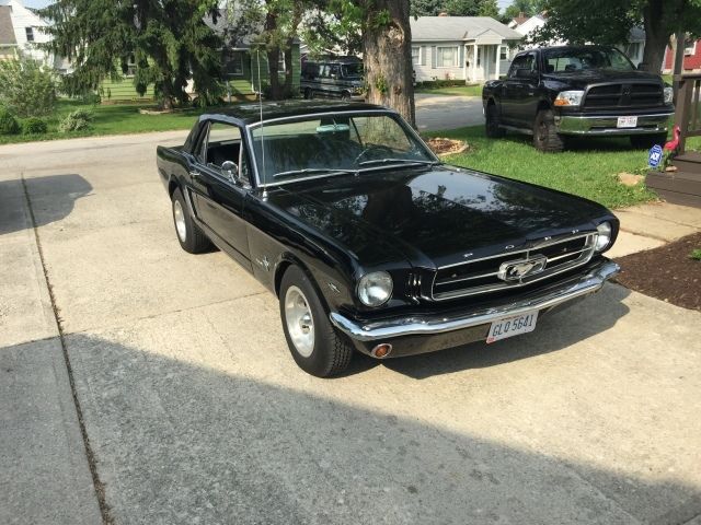 1965 Black Ford Mustang Coupe
