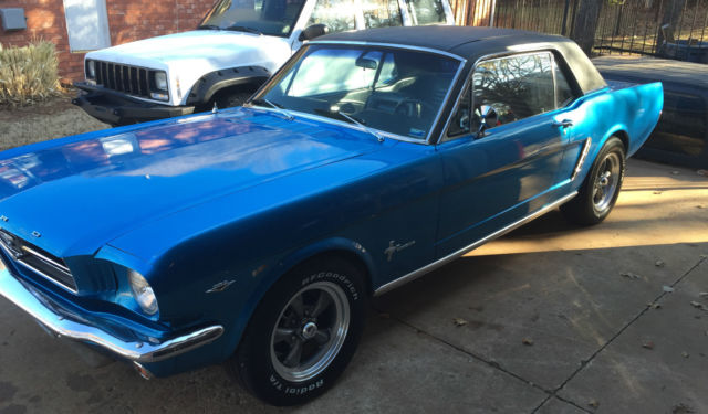 1965 Blue Ford Mustang Coupe