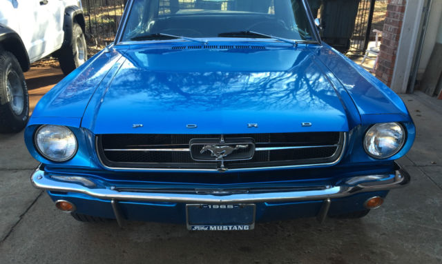 1965 Blue Ford Mustang Coupe