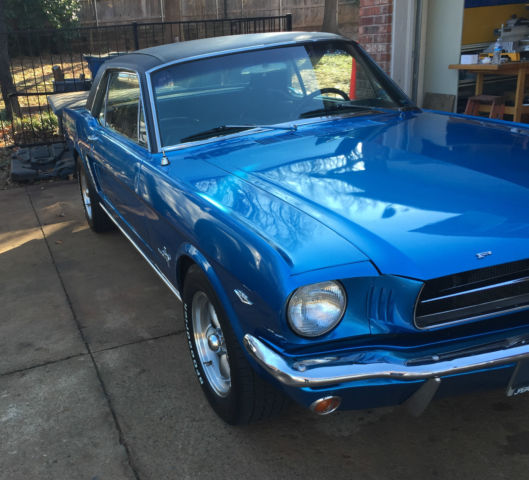 1965 Blue Ford Mustang Coupe