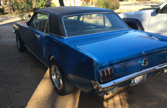1965 Blue Ford Mustang Coupe