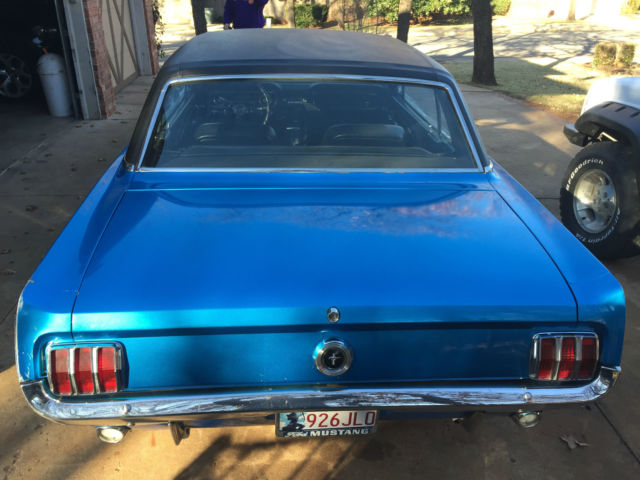 1965 Blue Ford Mustang Coupe