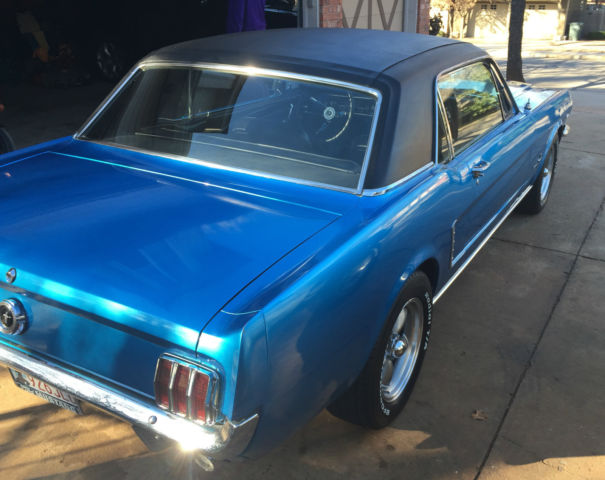 1965 Blue Ford Mustang Coupe