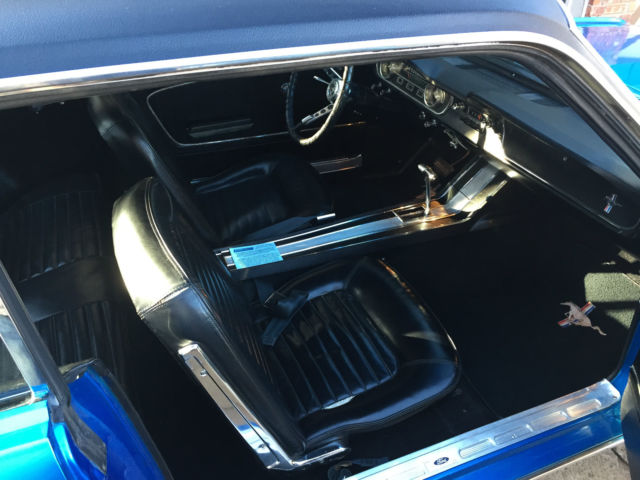 1965 Blue Ford Mustang Coupe