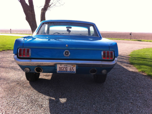 1965 Grandeur Blue Ford Mustang Coupe