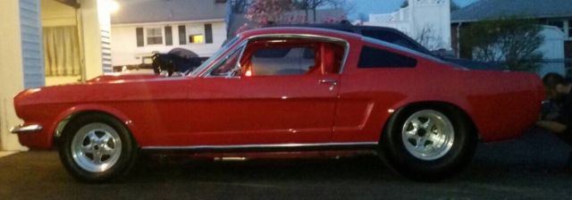 1965 Red Ford Mustang Fastback