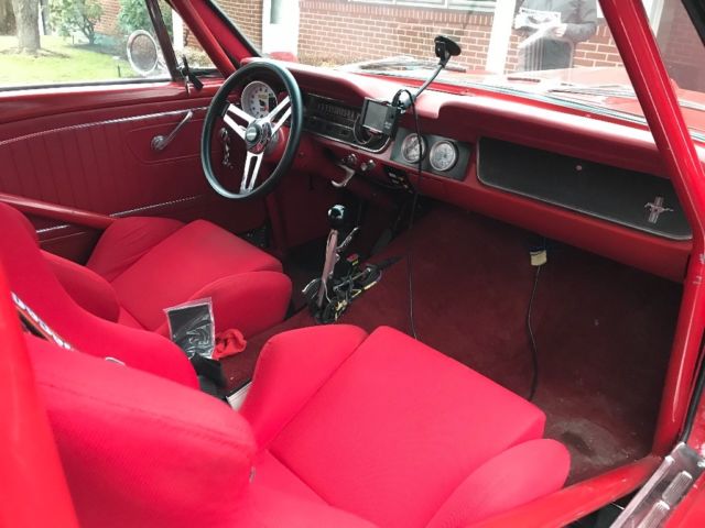 1965 Red Ford Mustang Fastback