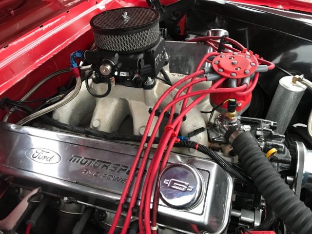 1965 Red Ford Mustang Fastback