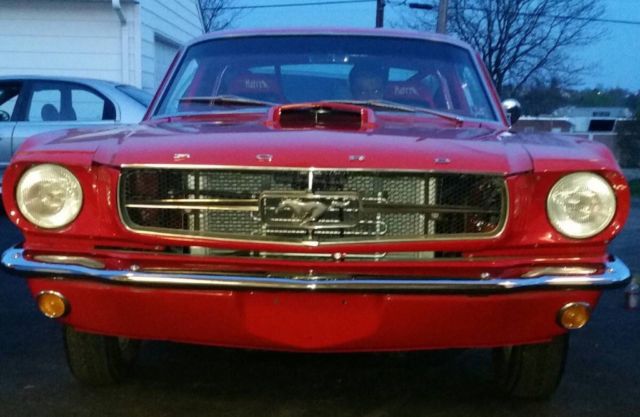 1965 Red Ford Mustang Fastback