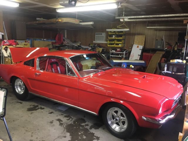 1965 Red Ford Mustang Fastback