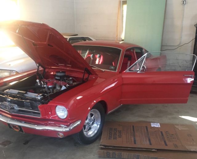 1965 Red Ford Mustang Fastback