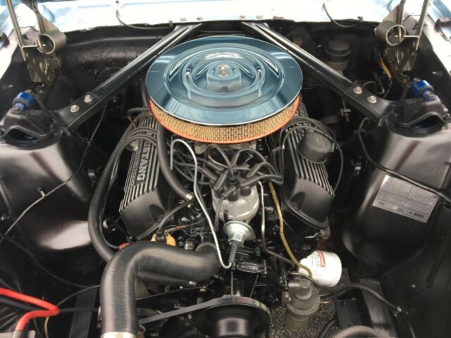 1965 Blue Ford Mustang