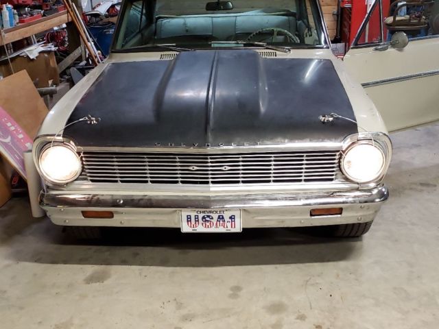 1965 Cameo beige Chevrolet Nova Coupe