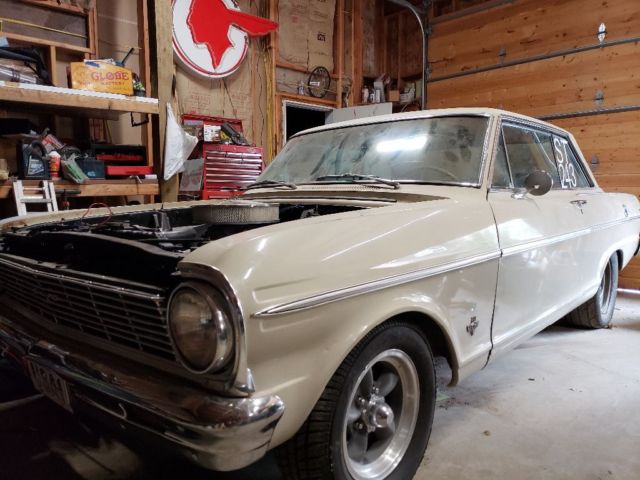 1965 Cameo beige Chevrolet Nova Coupe