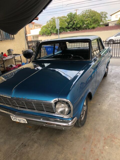 1965 LeMans blue Chevrolet Nova Coupe