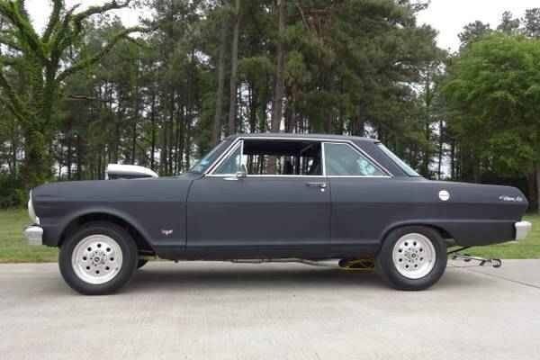 1965 Black Chevrolet Nova Coupe