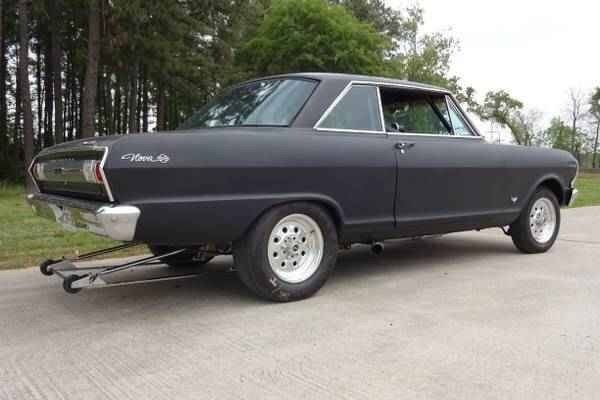 1965 Black Chevrolet Nova Coupe