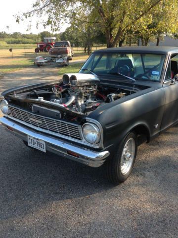 1965 Black Chevrolet Nova Coupe