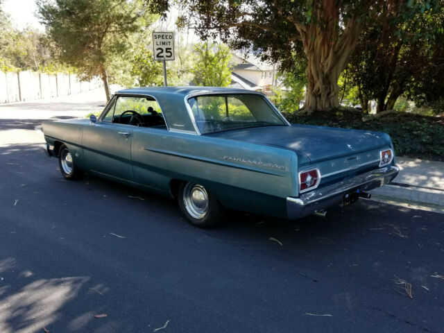 1965 Blue Ford Fairlane Coupe